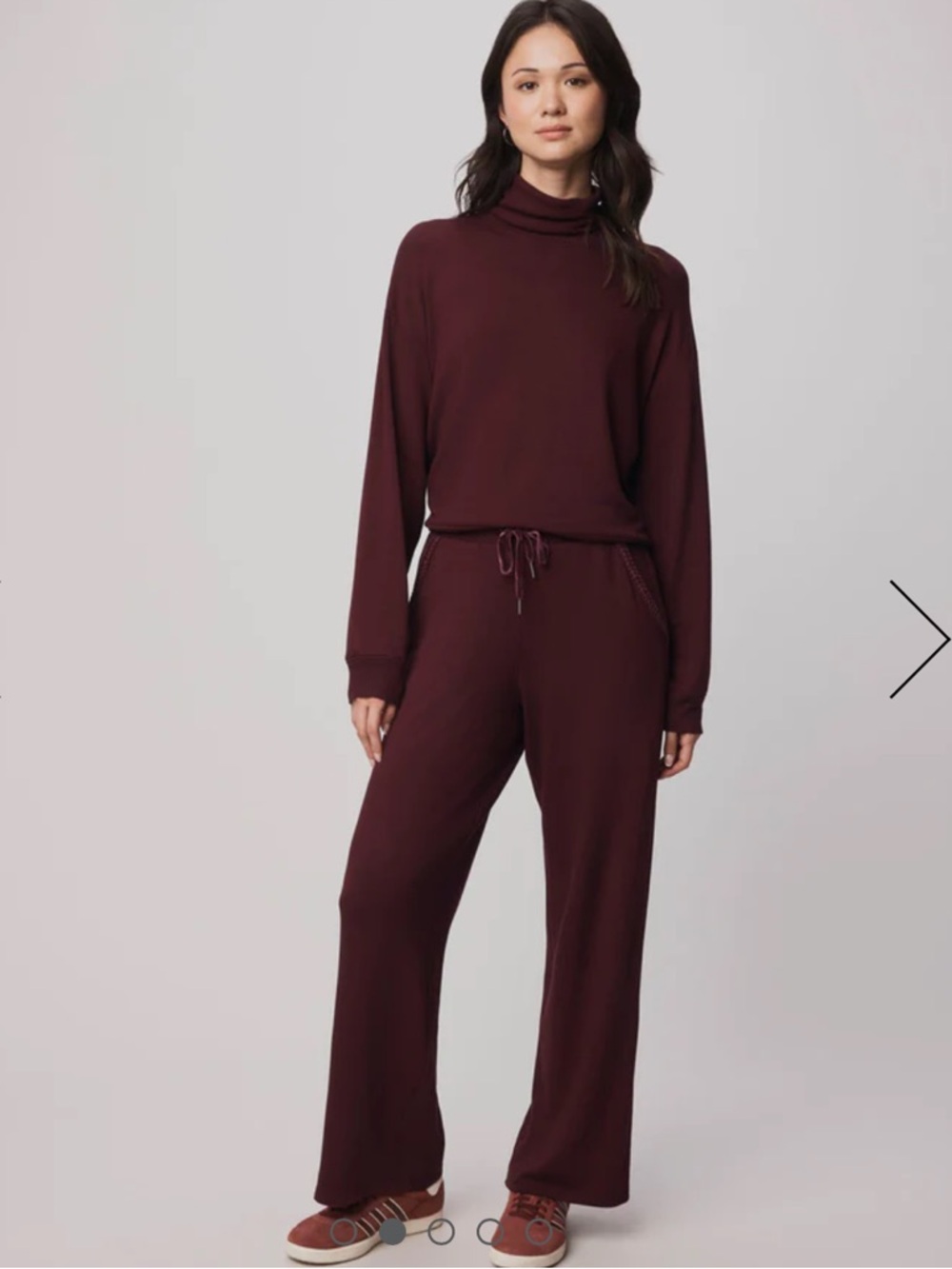 NWT Splendid Supersoft Cowl neck Sweater and Trim Pants SET